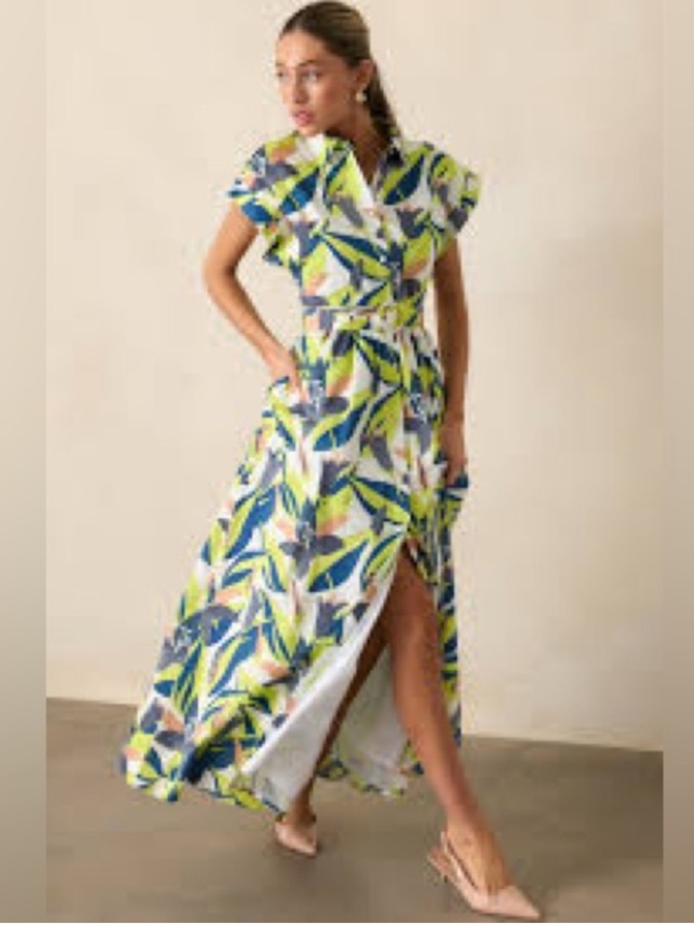 Prosperina Anthropologie Jocelyn Floral Maxi Dress NWT $232 - Picture 3 of 13